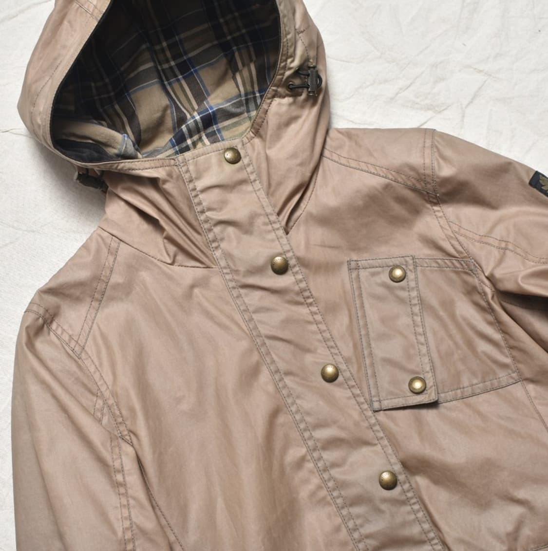 벨스타프 빈티지 구제 여성 기능성 코팅 점퍼 후드 자켓 N1084 상품이미지7