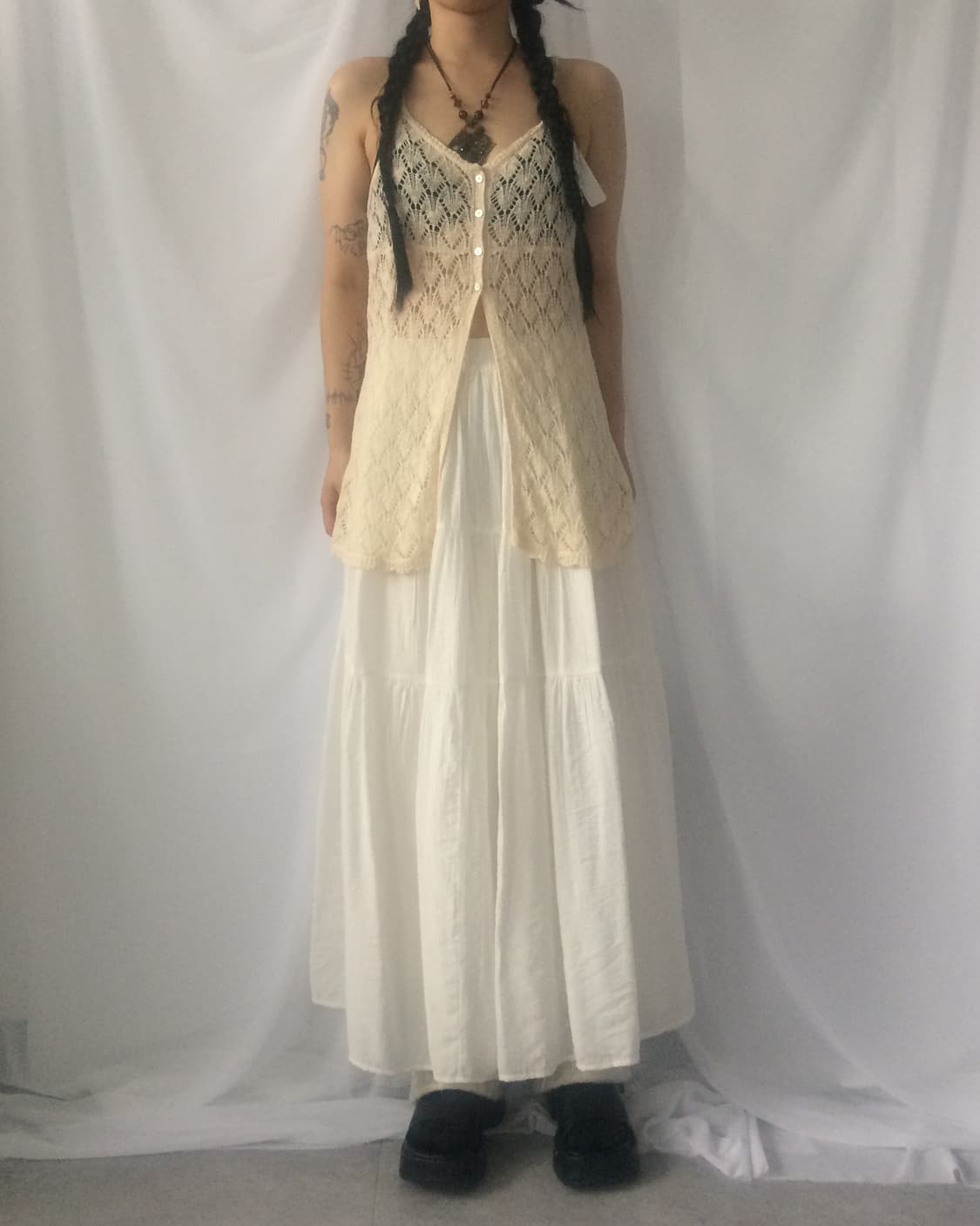 White long skirt 상품이미지4