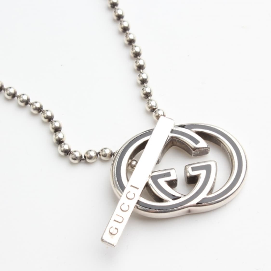 구찌 로고 925실버 목걸이 상품이미지3