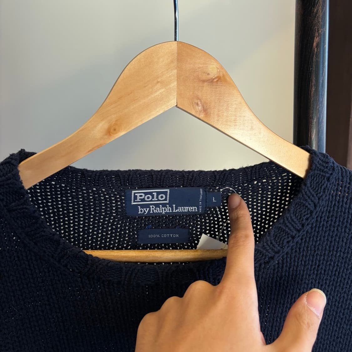 15583 - 폴로 랄프로렌 네이비 니트  상품이미지5