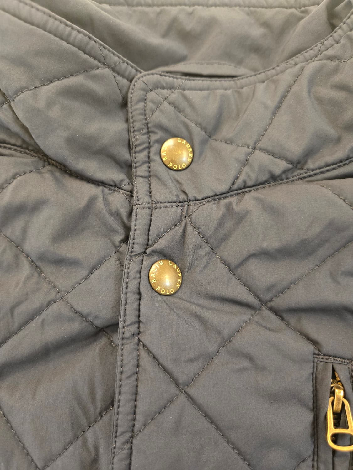 폴로 랄프로렌 네이비 퀼팅 자켓 XL 상품이미지5