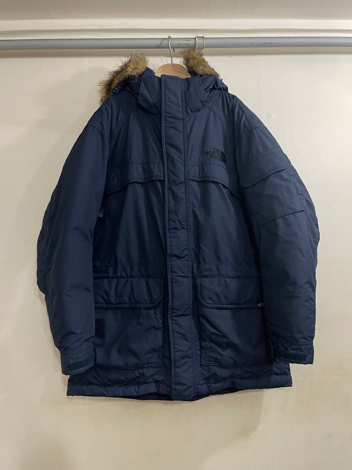 노스페이스 하이벤트 구스다운 패딩 파카 네이비 상품이미지1