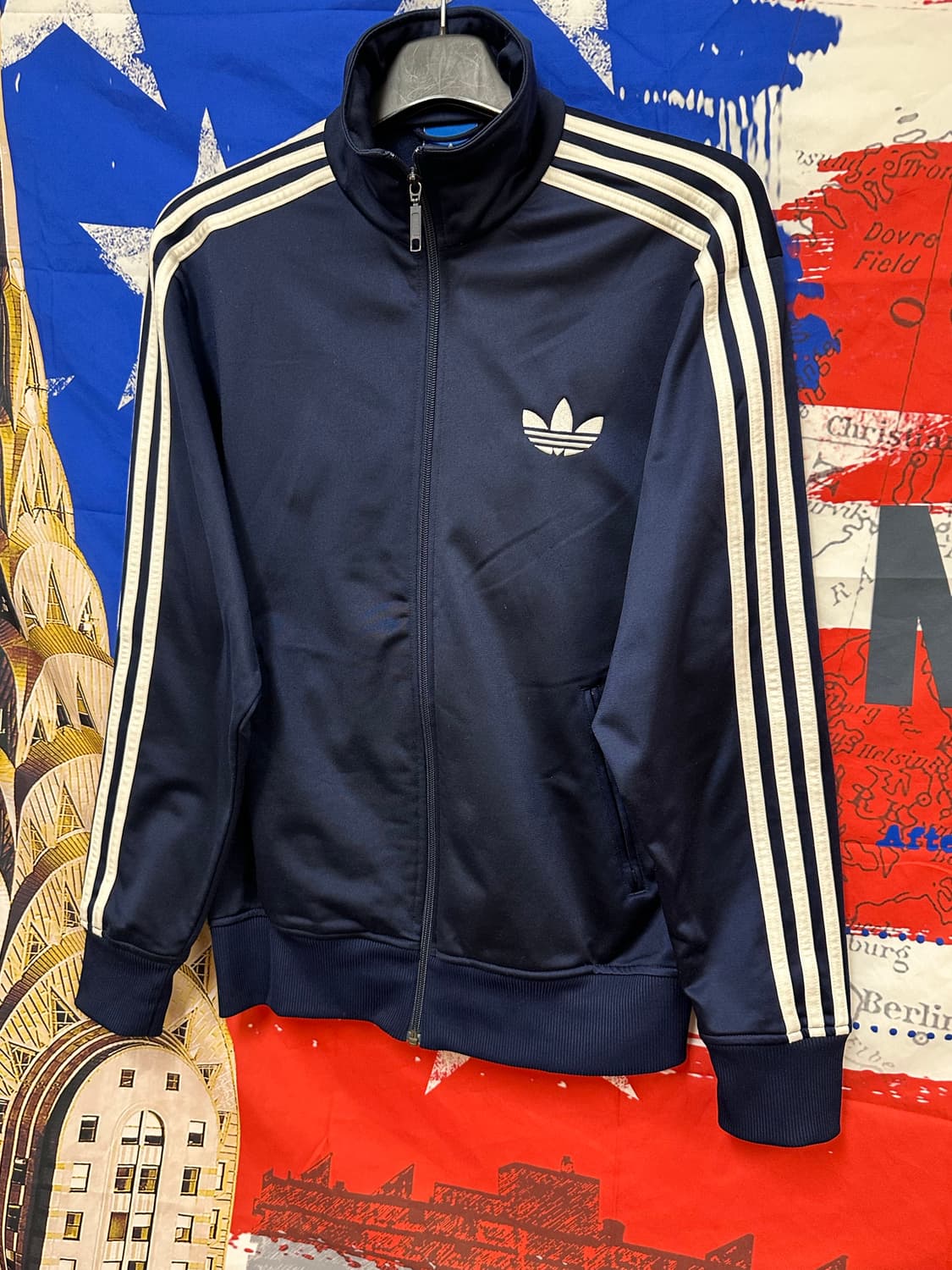 s급 아디다스 파이어버드 네이비 져지트랩탑 L100 상품이미지2