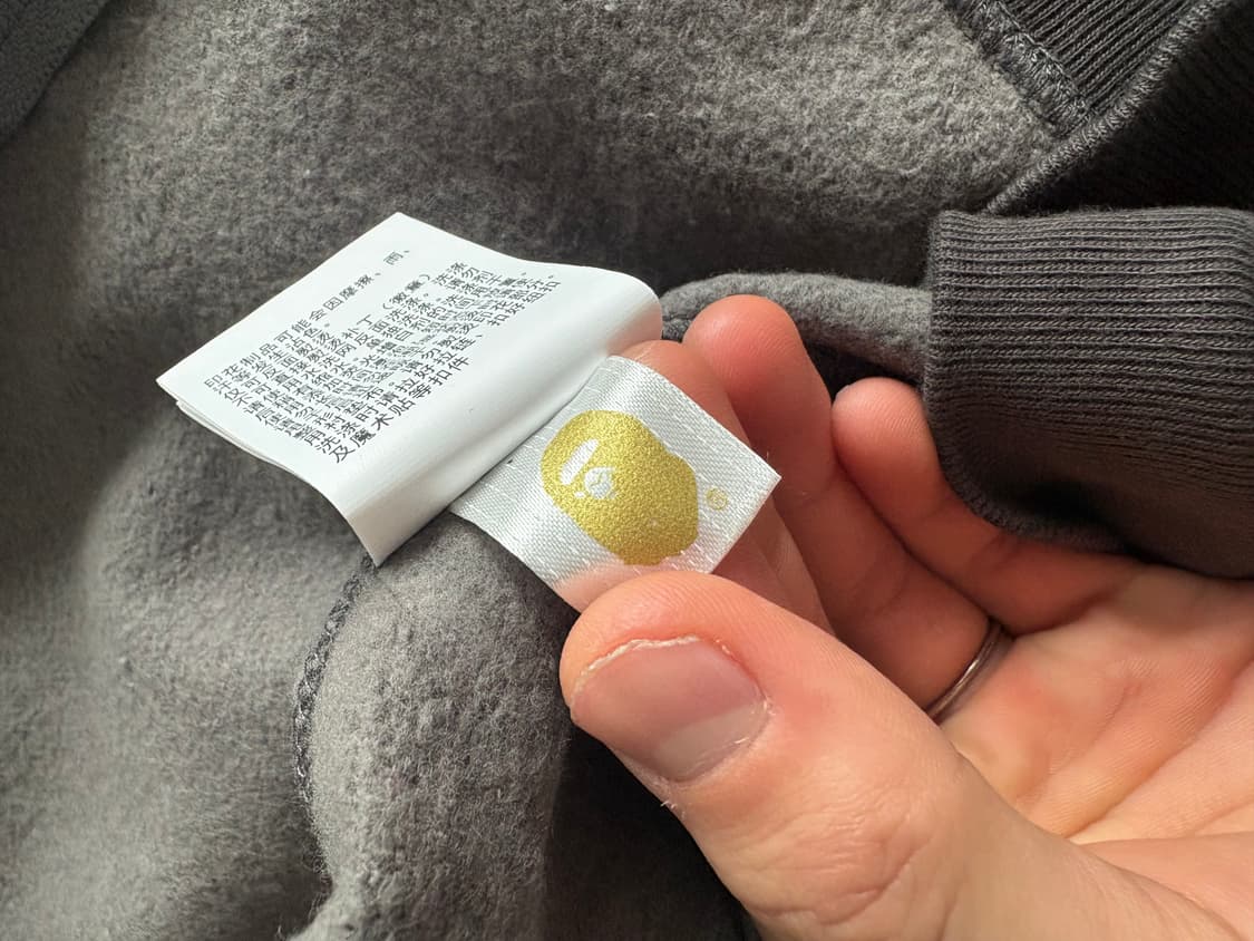 베이프 샤크후드 흑계 m 새상품 상품이미지4