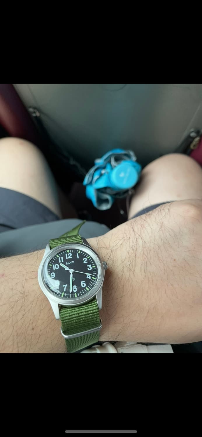 MWC 밀리터리 손목시계 그린 NATO 밴드 판매합니다 상품이미지2