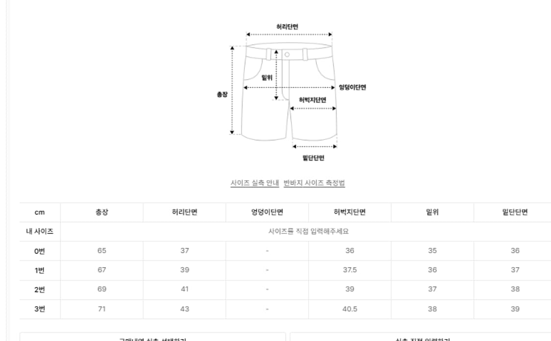 이지노이지 8부 데님 버뮤다팬츠 - 딥그린 3사이즈 상품이미지2