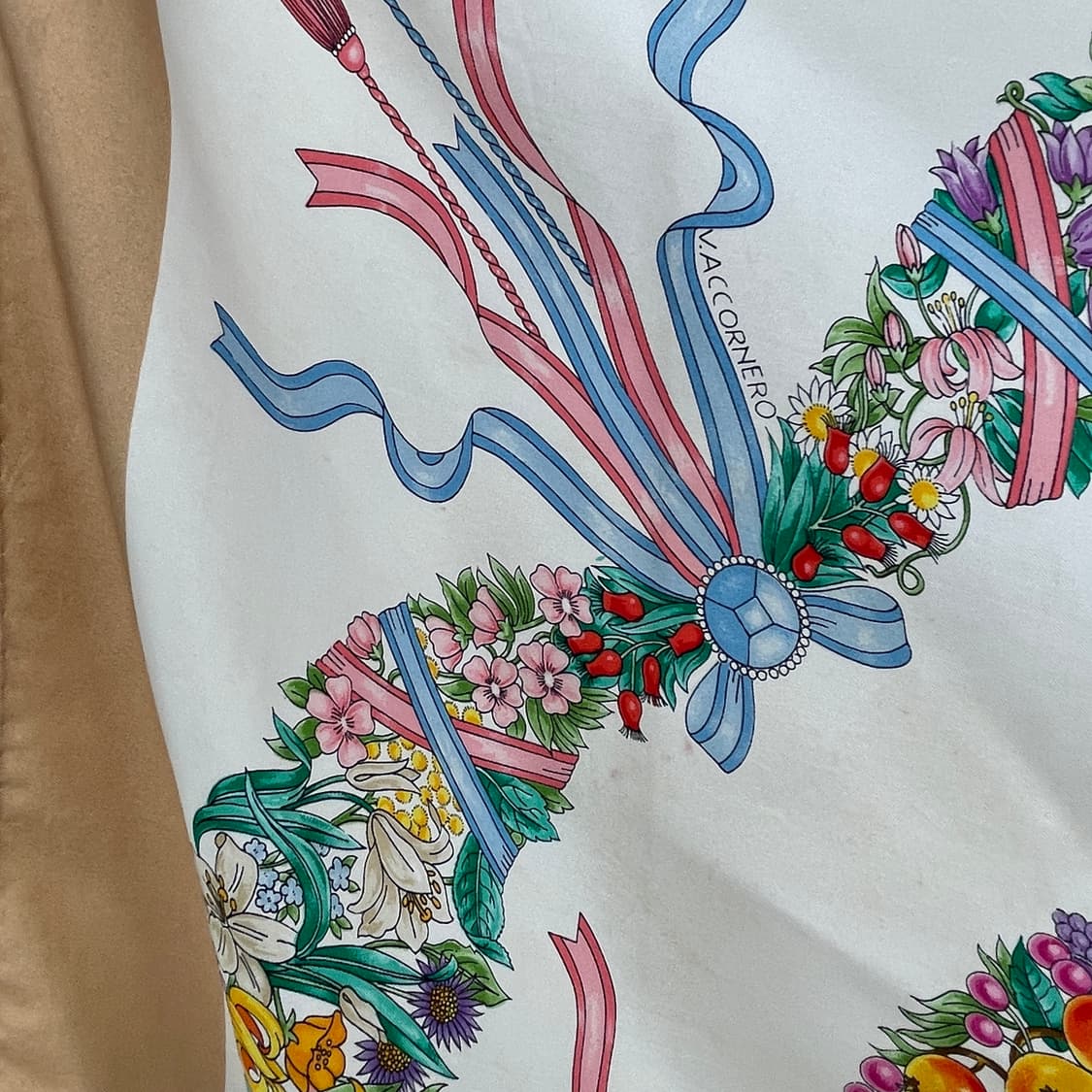 80s 올드 구찌 스카프 85 까레 상품이미지6