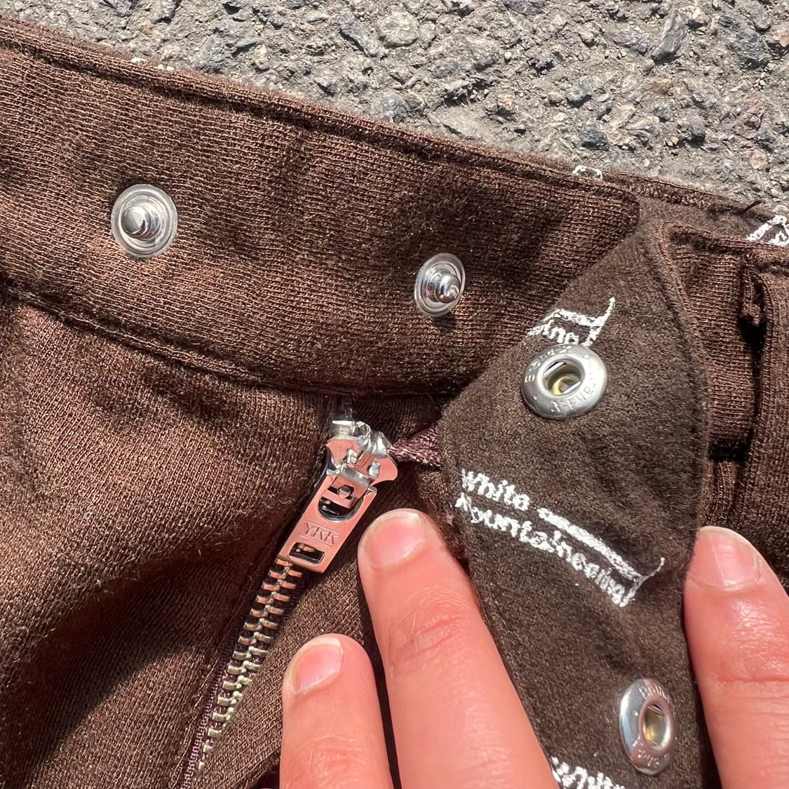 화이트 마운티니어링 샘플 크롭 팬츠 상품이미지7