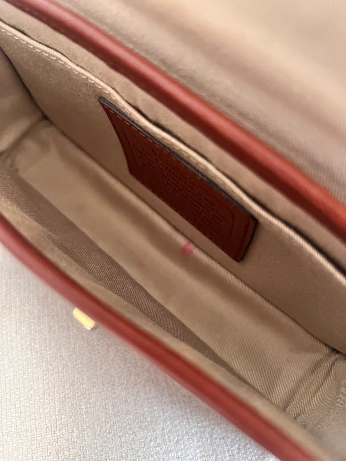 코치 브라운 레더 크로스백 19914 상품이미지5