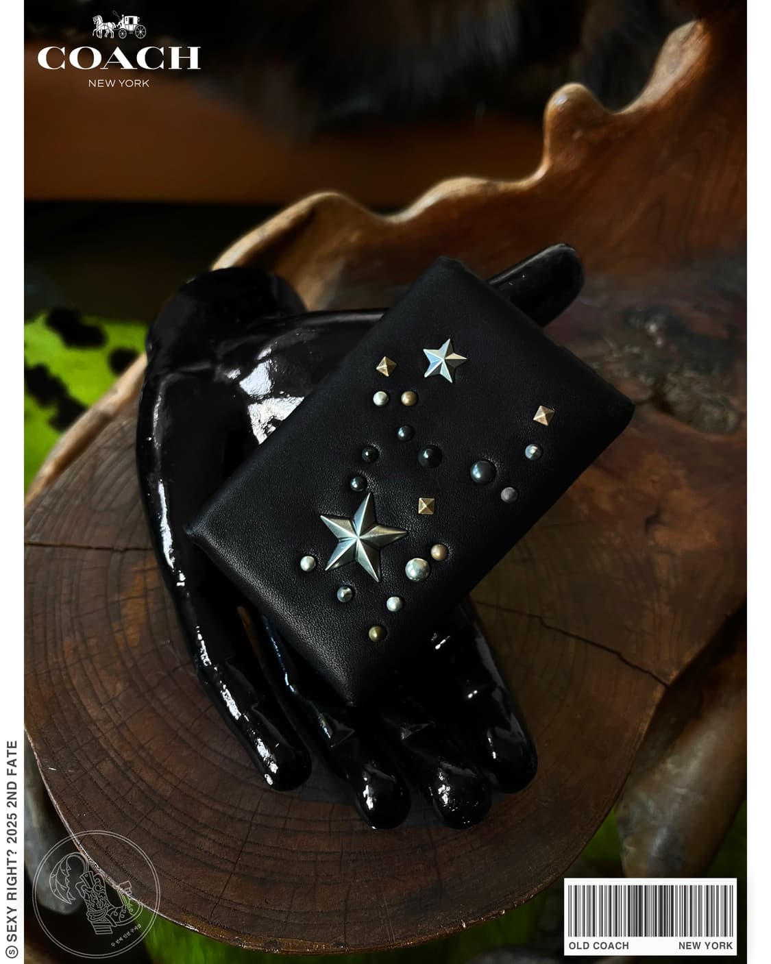 Old COACH Multi Studs Leather Wallet 상품이미지1