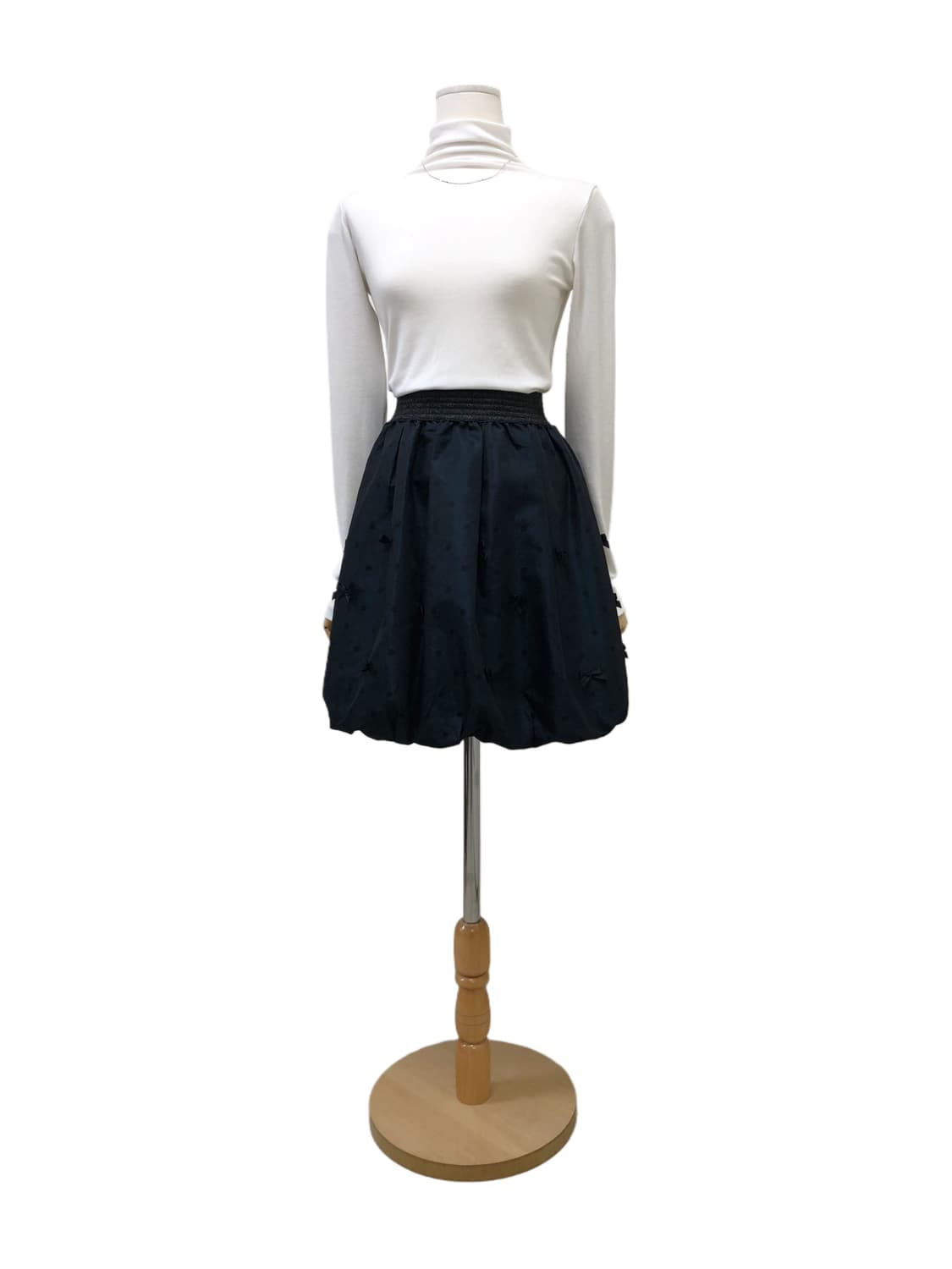 Lois Crayon 벌룬 도트 리본 스커트 상품이미지2