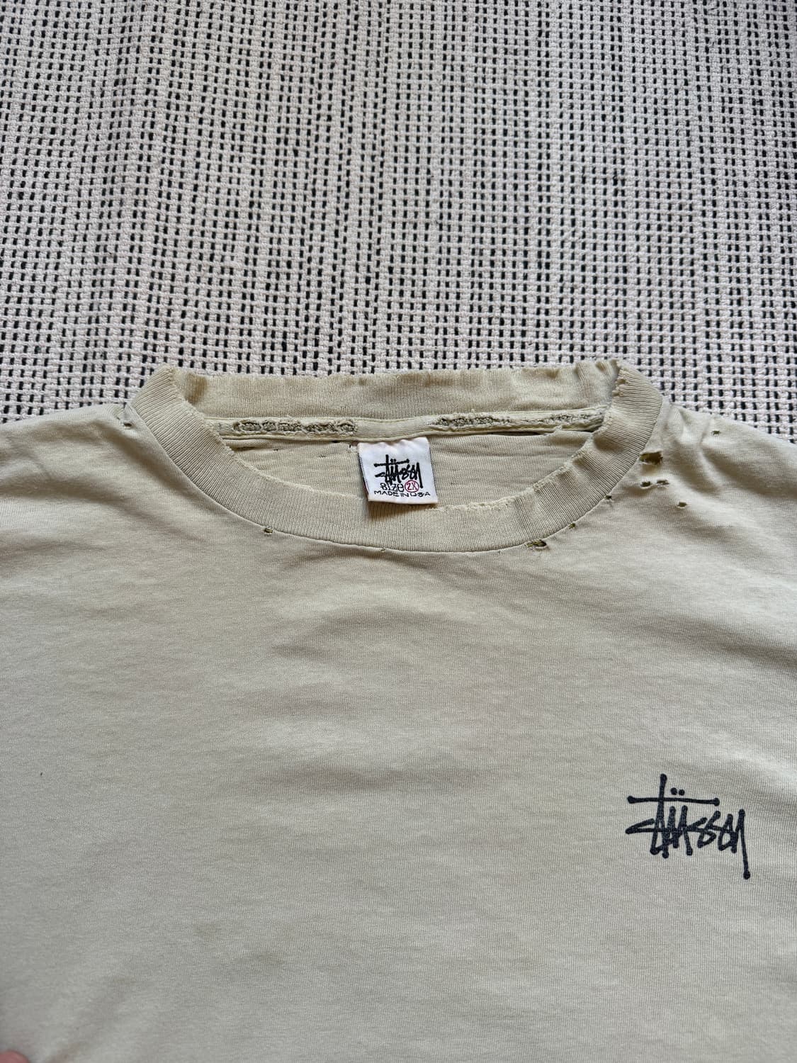 90s 2xl 빈티지 스투시 티셔츠 상품이미지3