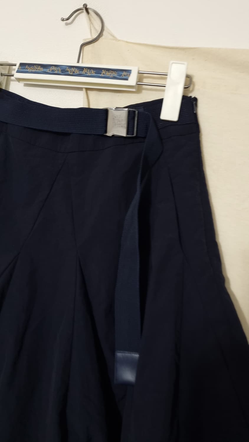 미샤 바스락 광폭 벨티드 스커트 상품이미지4