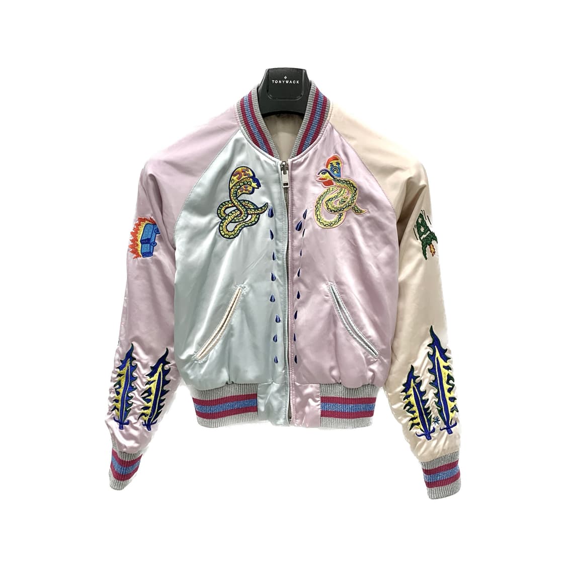 디젤 리버시블 자수워크 파스텔 스카쟌 상품이미지1