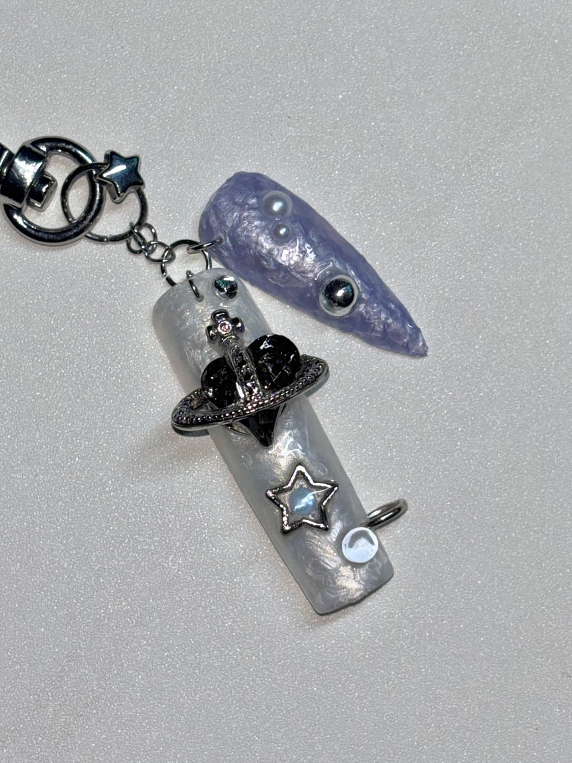 네일 팁 키링 nail tip keyring 상품이미지1
