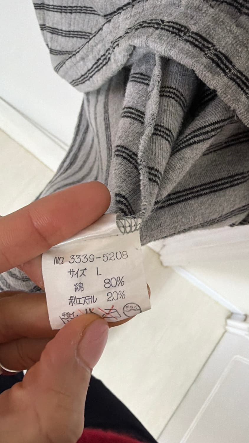 이세이미야케 카라 골지 티 100-105정퓸 상품이미지3