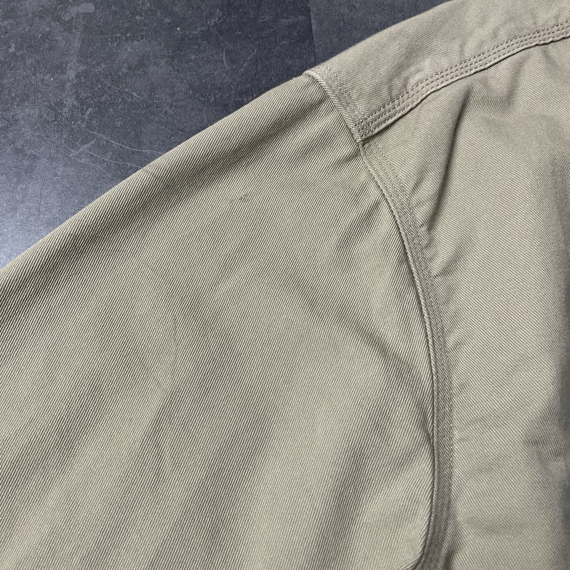 CARHARTT 칼하트 빈티지 베이지 스냅버튼 워크 셔츠 A00859 상품이미지5