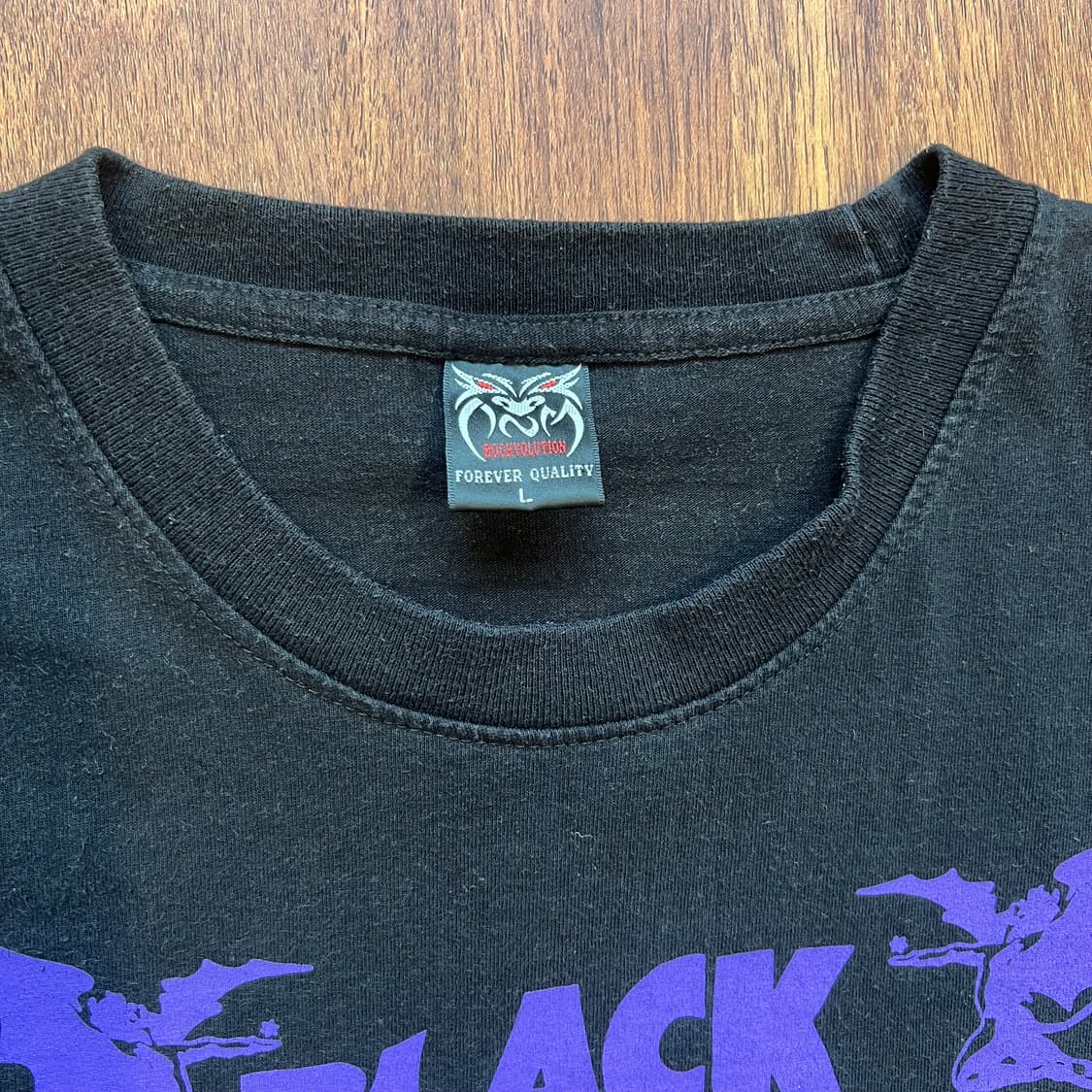 [L]빈티지 락밴드 blacksabbath 블랙 사바스 반팔티 상품이미지2