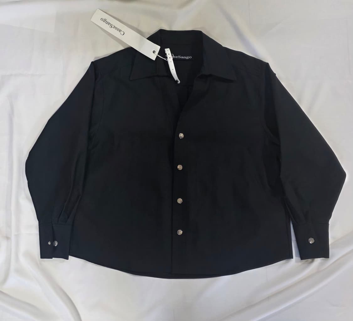 [B.access] 오픈카라 럭셔리 셔츠 상품이미지1