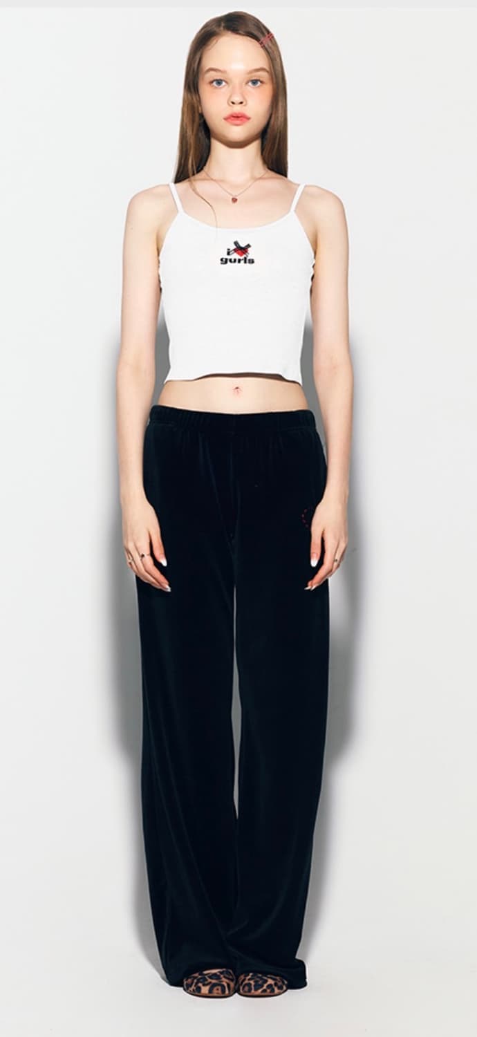 에즈이프캘리 LOVE GURLS SLEEVELESS WHITE 나시 상품이미지2