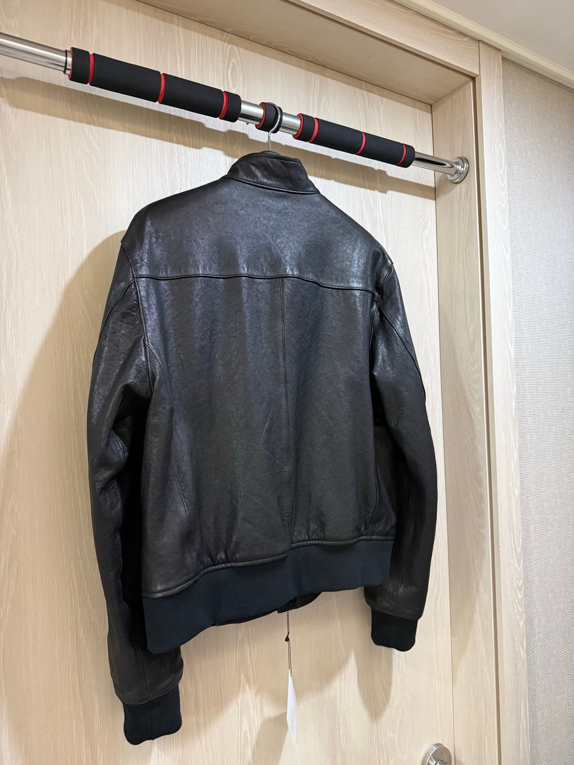 Miskiu 레더 자켓 블랙 / M 상품이미지4