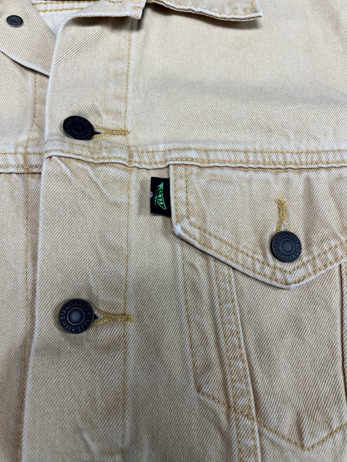 [100] 리바이스 3세대 데님 자켓 옐로우 베이지 상품이미지7