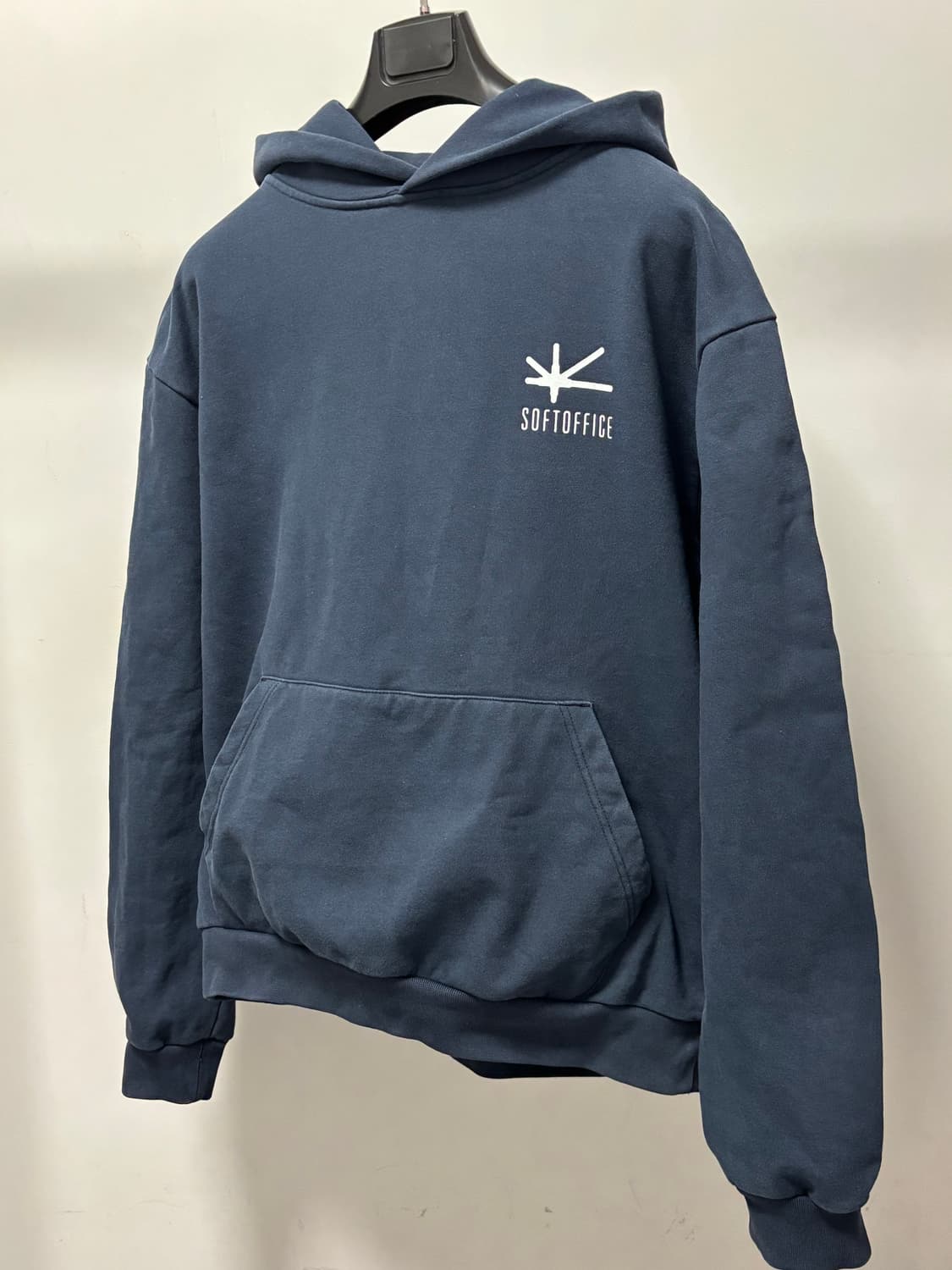 소프트 오피스 커뮤니티 스웻 후드 네이비 상품이미지2