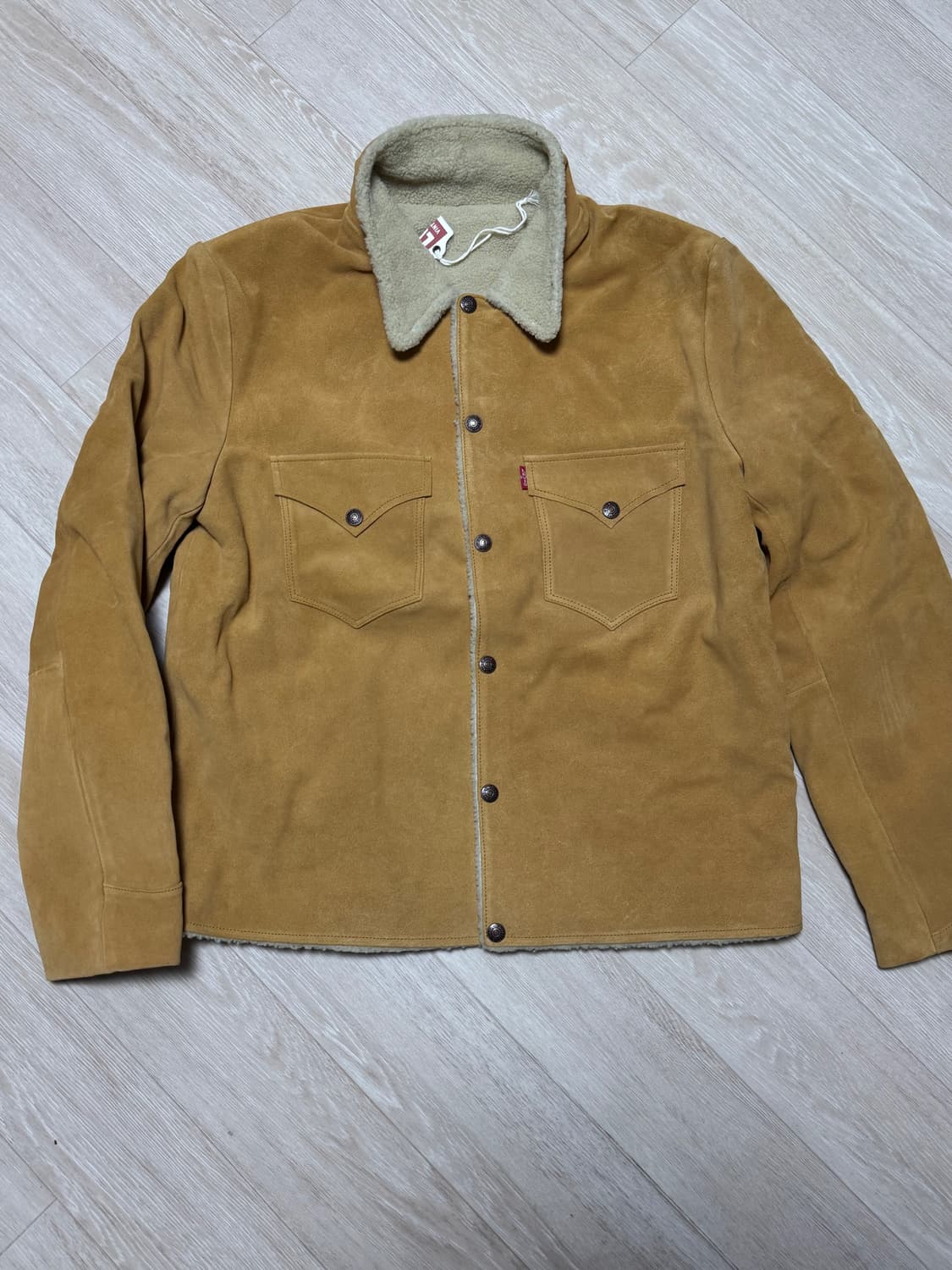 Lvc 스웨이드 무스탕 자켓 상품이미지1