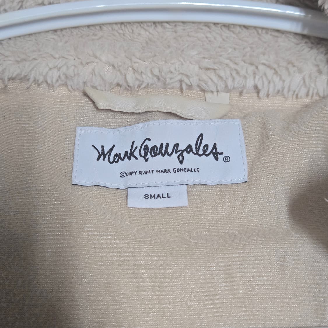 마크곤잘레스 와릿이즌 보아 집업 후리스 아이보리(S사이즈) 상품이미지3