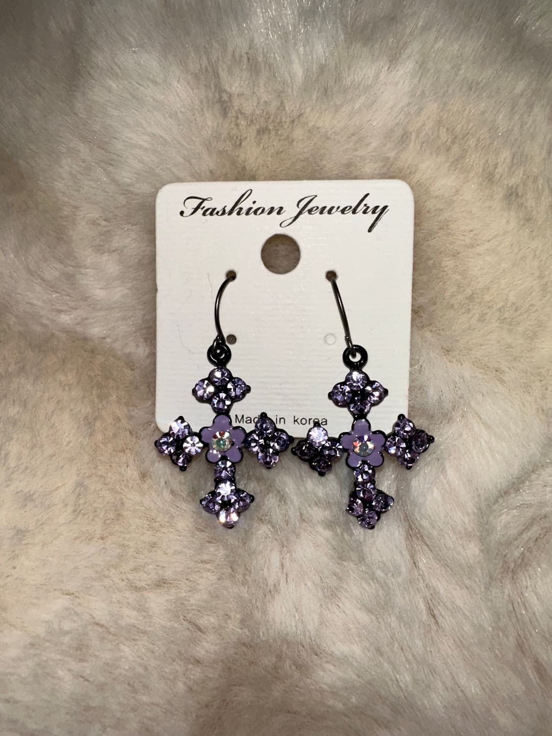 고스펑크 십자가 귀걸이 상품이미지1