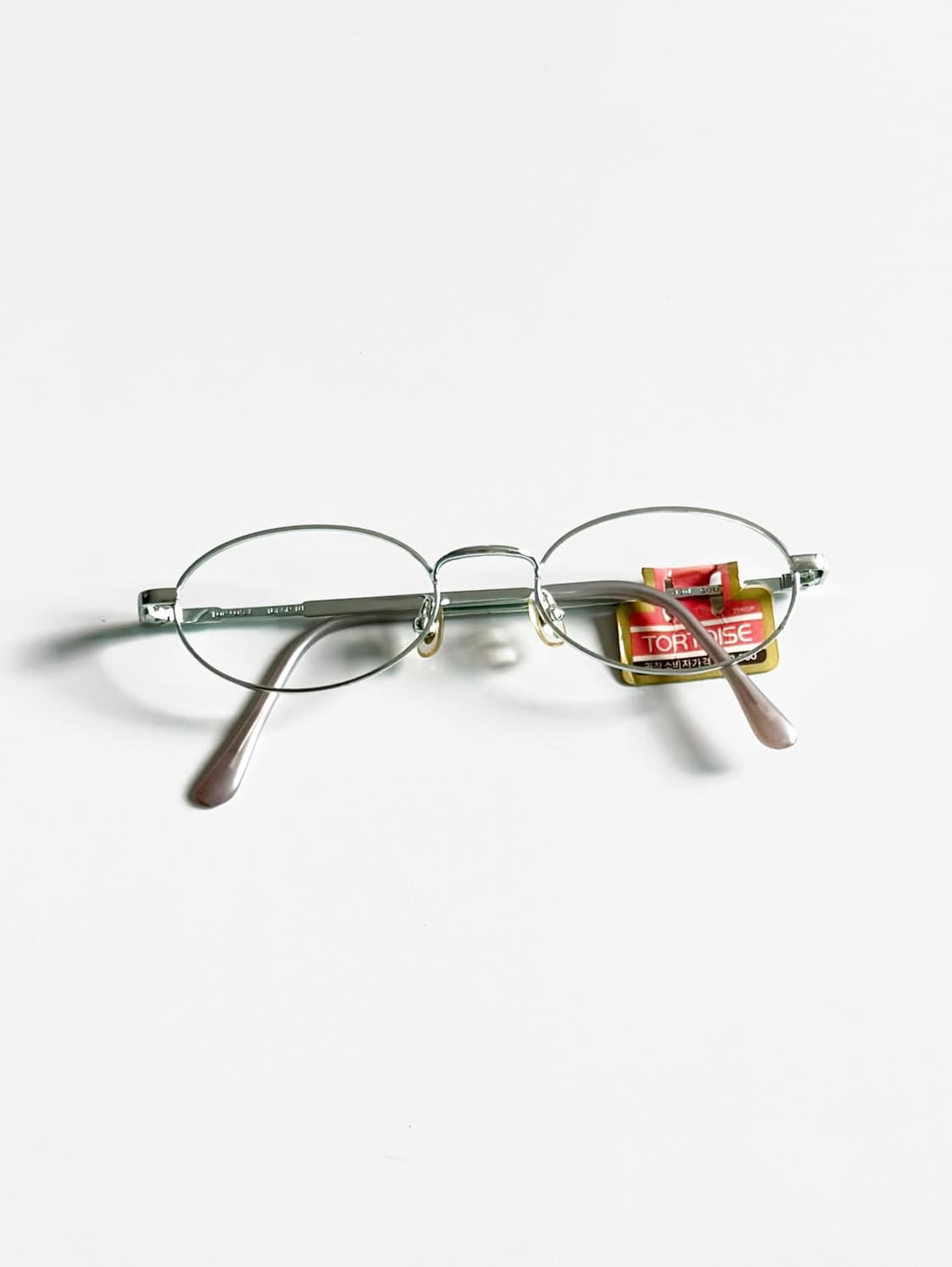 90s TORTOISE 민트 슬림 오벌 메탈 빈티지 안경 상품이미지1