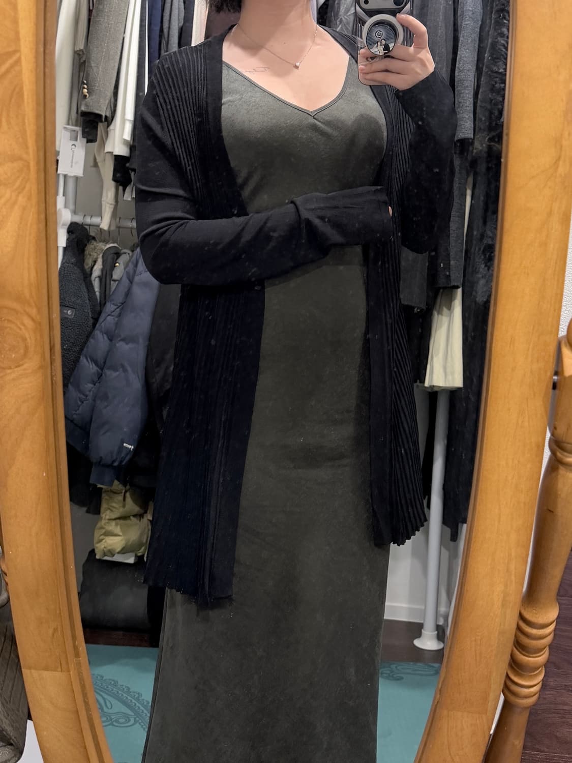 막스마라 비스코스 오픈 롱 가디건 상품이미지8