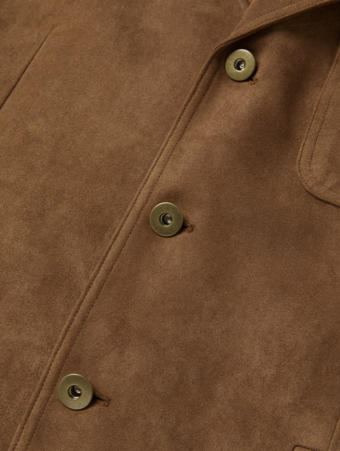 르마드 테일러 페이크 스웨이드 자켓 - BROWN 상품이미지5