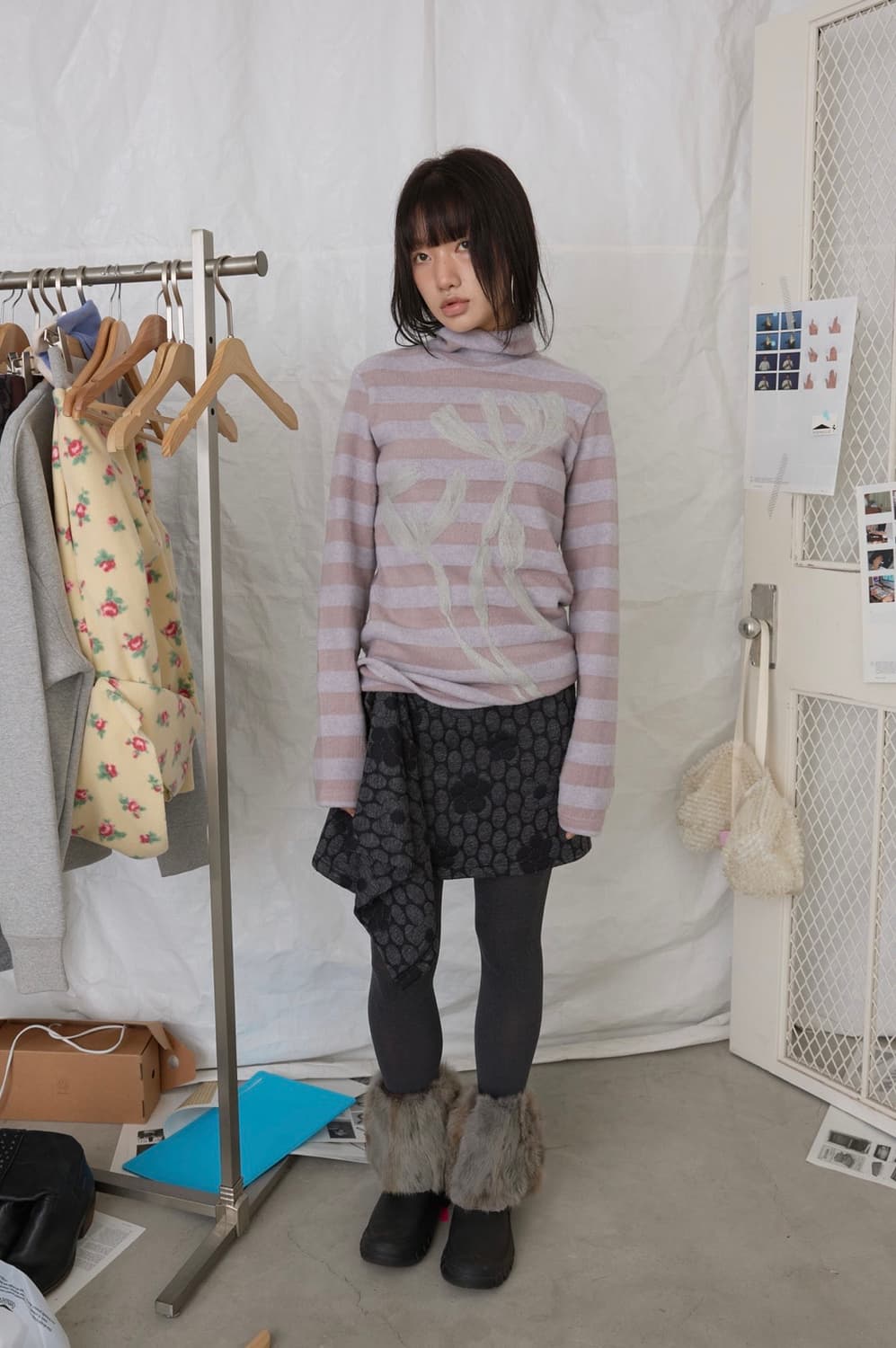 영마일웨어 felt planty turtleneck_ash violet 상품이미지1