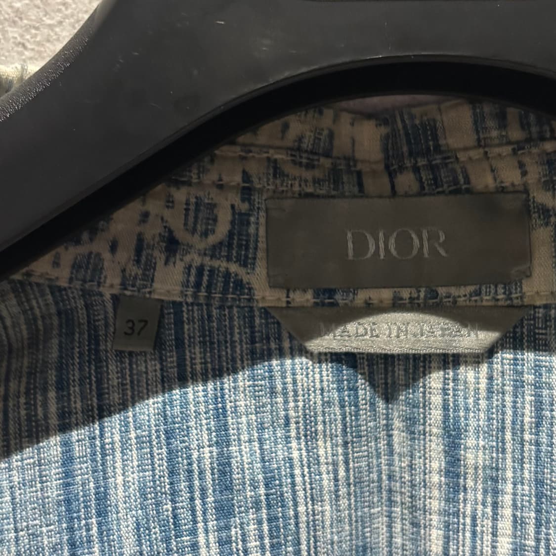 [37]디올 오블리크 카스리 데님 오버셔츠 상품이미지2