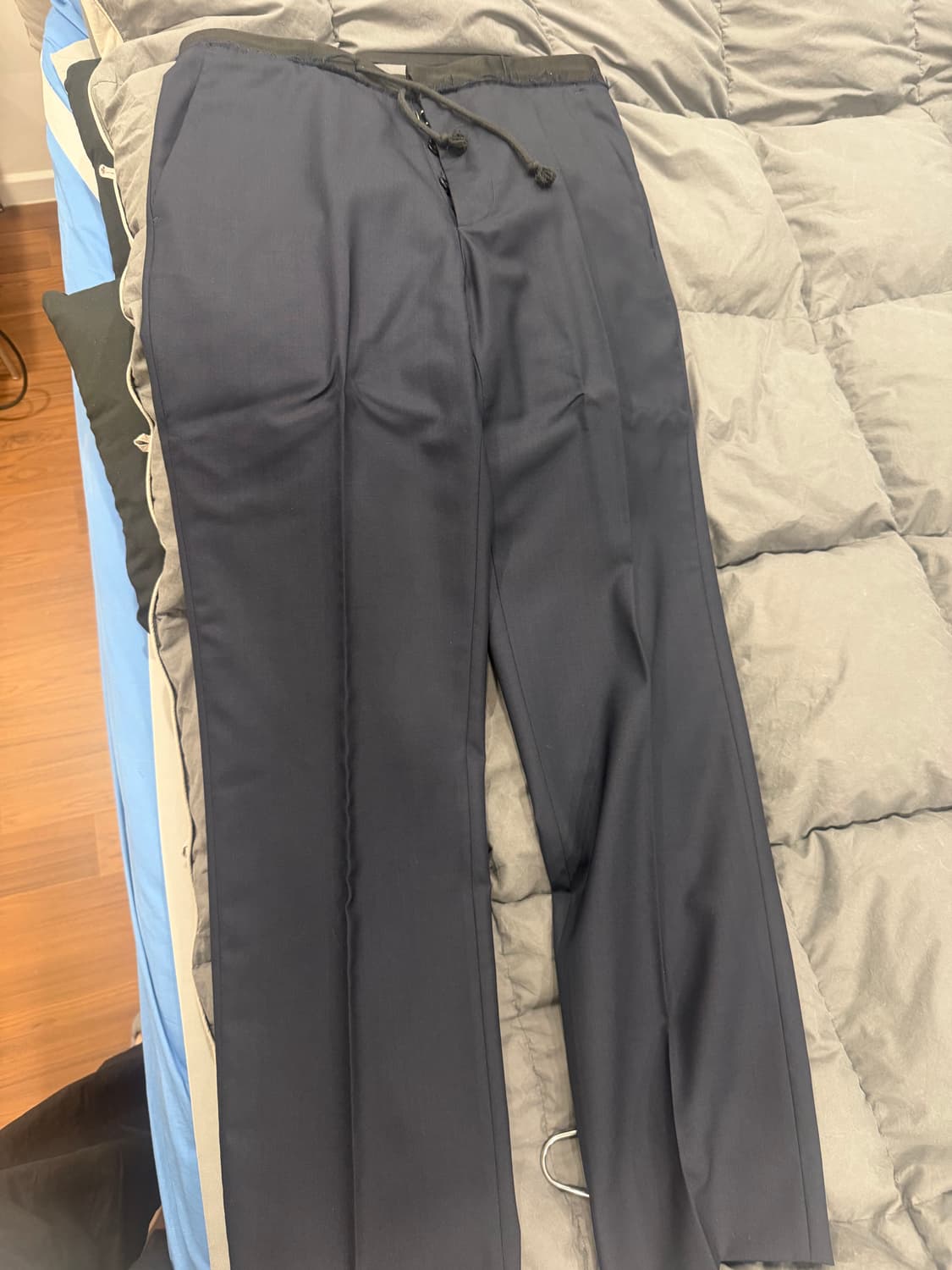 마르지엘라 드로스트링 와이드 슬랙스 손흥민 착 상품이미지2