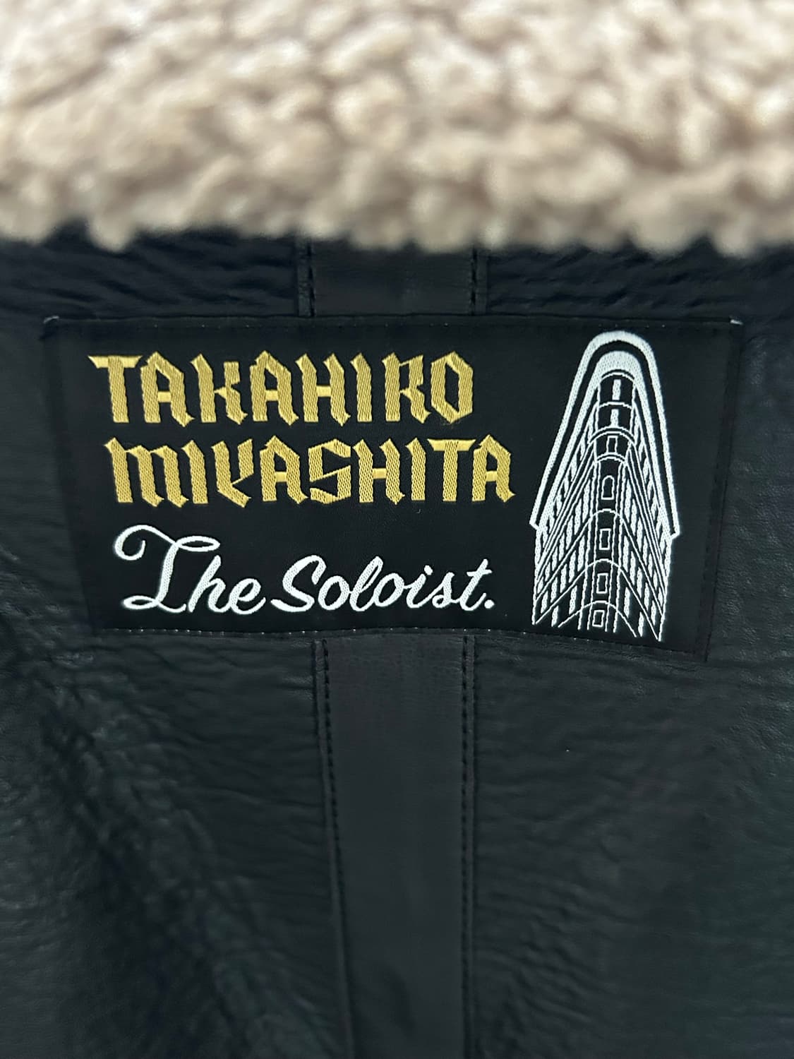 더 솔로이스트 22aw 무스탕 자켓 상품이미지7