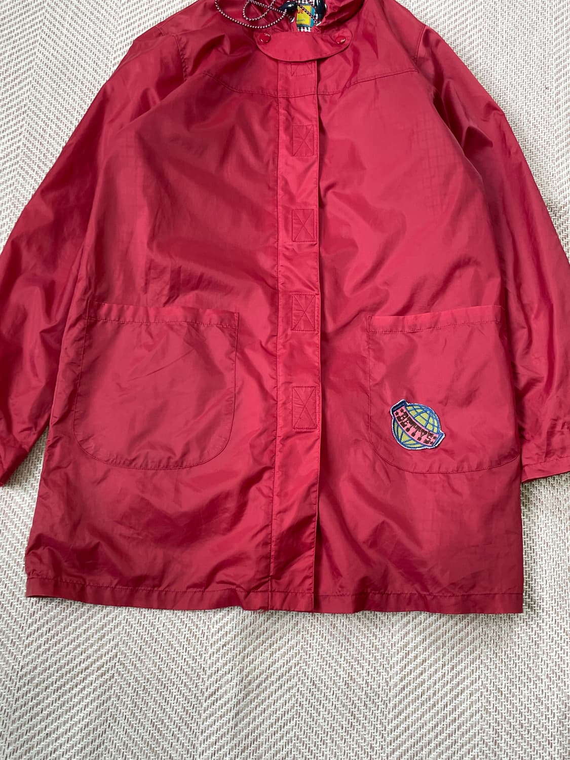 베티즈블루 신지아베 체크 라이닝 나일론 자켓 J03214 상품이미지2