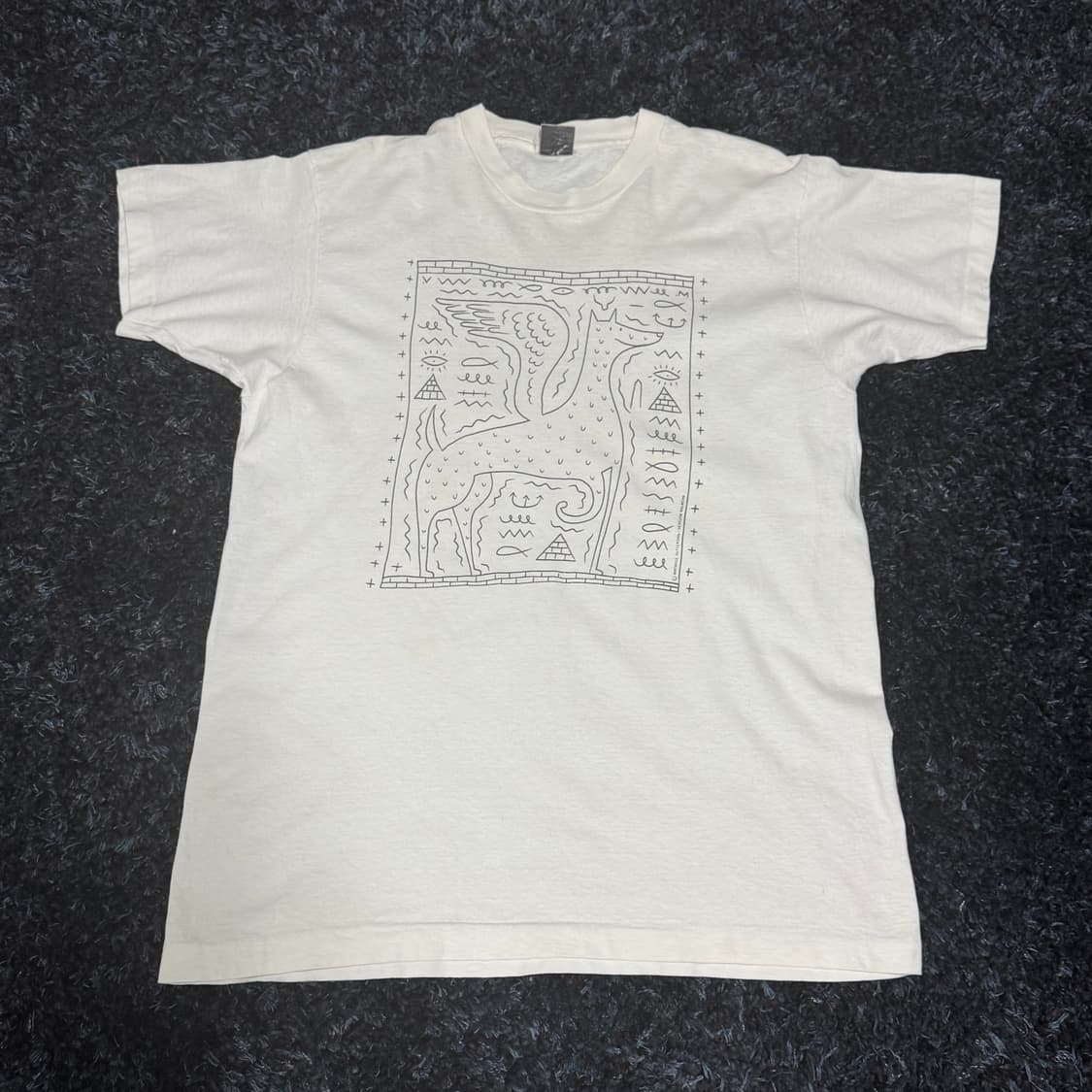 90‘s 애니멀 art t-shirt 상품이미지1