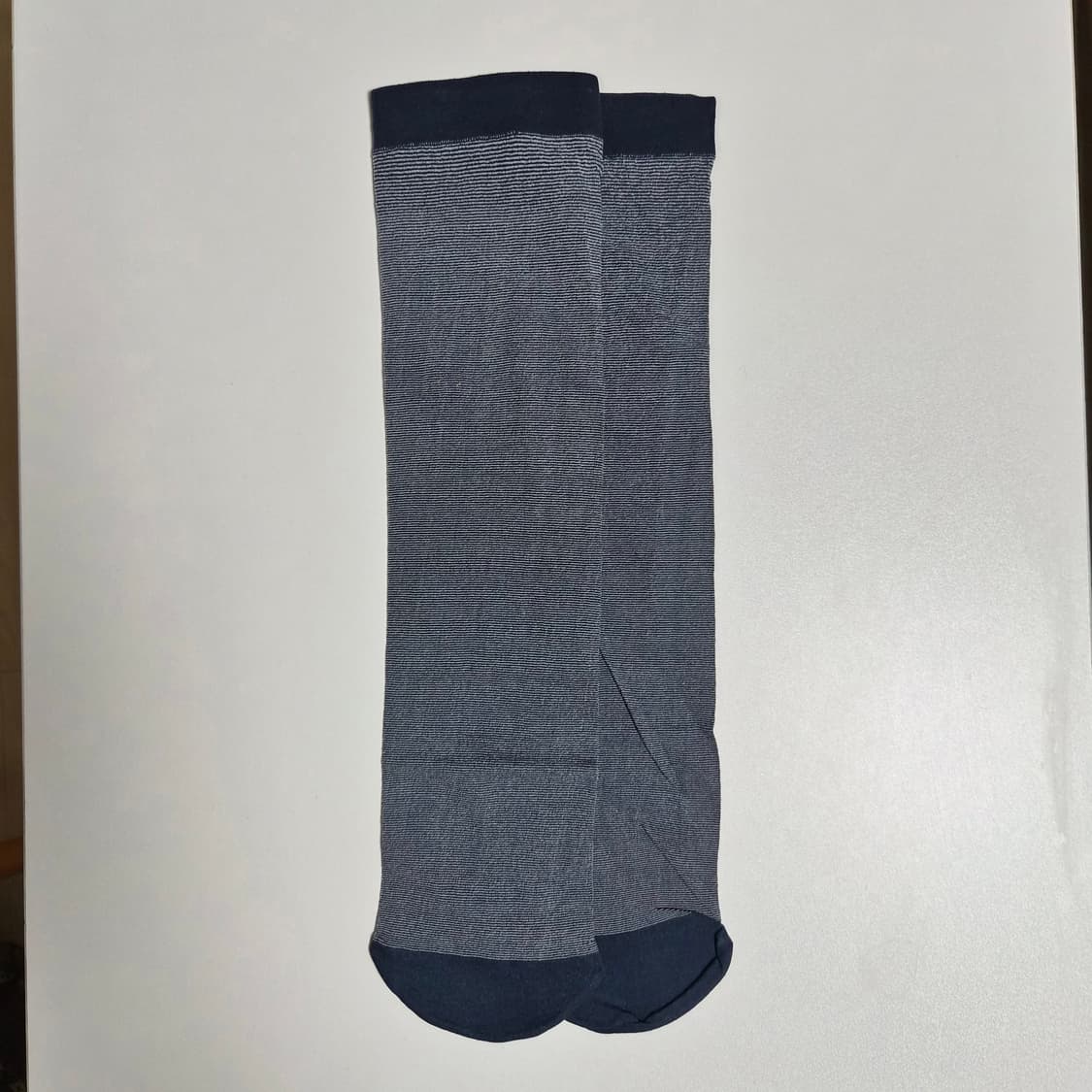 블루그레이 잔스트라이프 니하이삭스 스타킹 상품이미지1