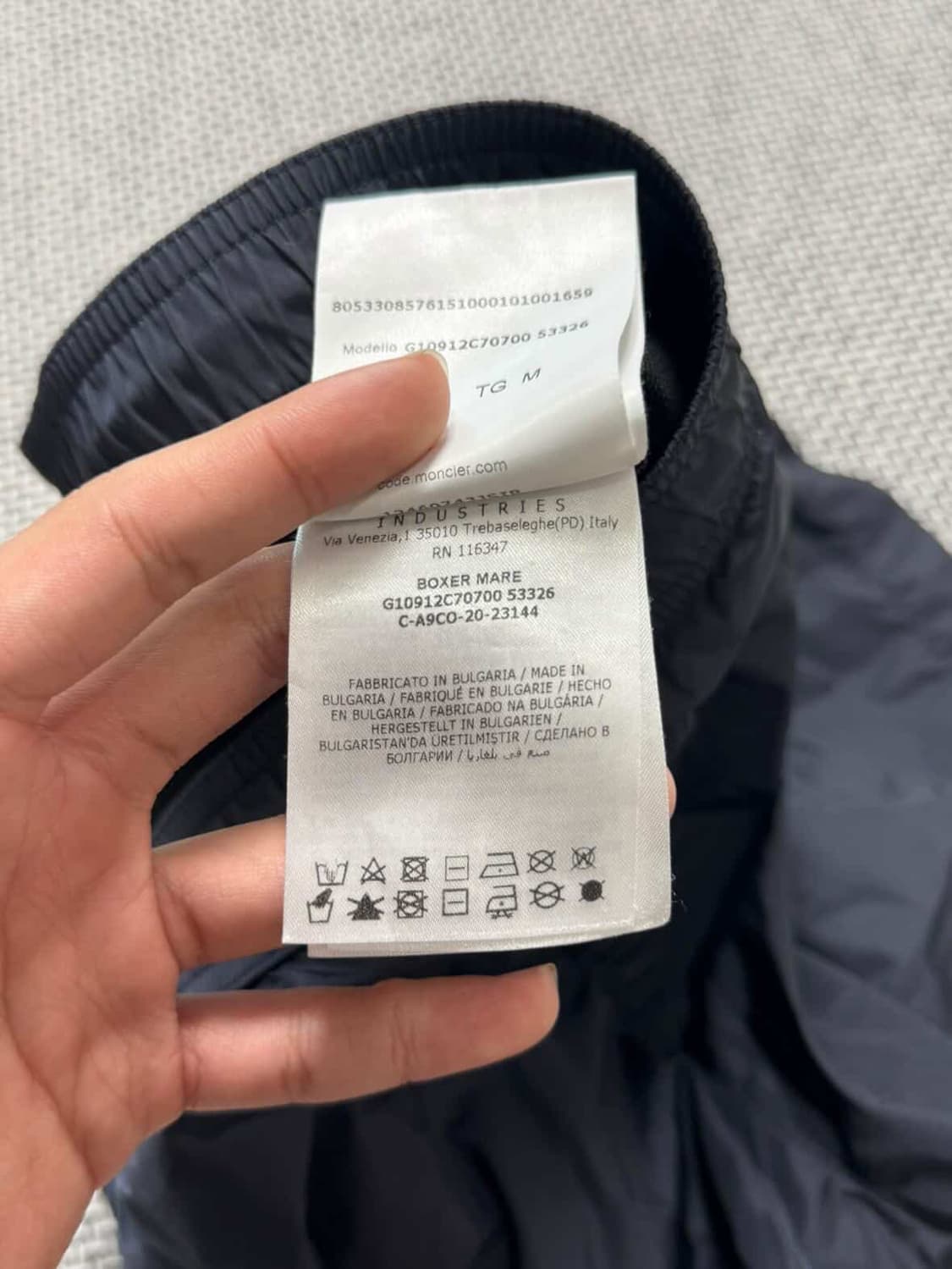 몽클레어 네이비 스윔 숏팬츠 반바지 상품이미지5