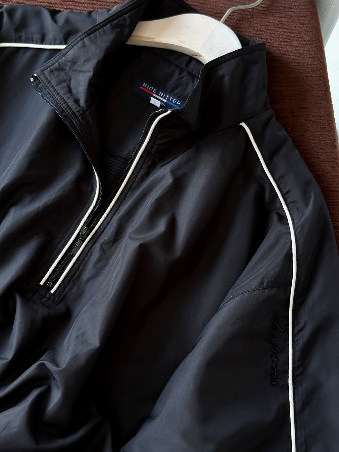 Washed poly 2way H/S warm up anorak 상품이미지2