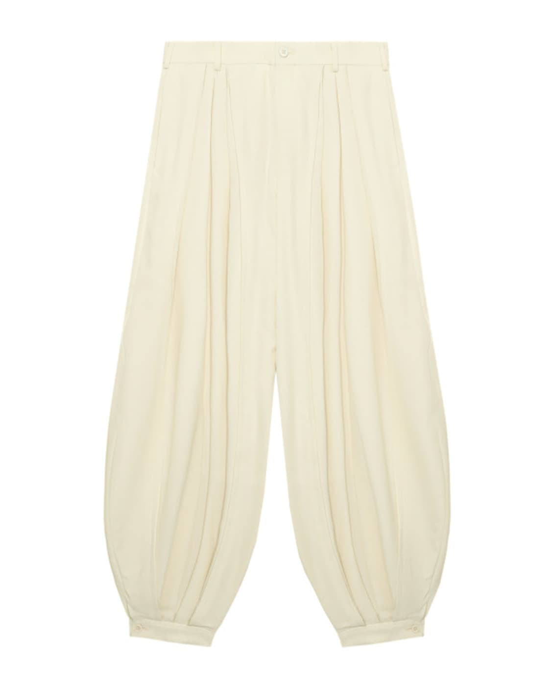 24aw 꼼데가르송 옴므플러스 울 다중 턱 벌룬팬츠s 상품이미지2