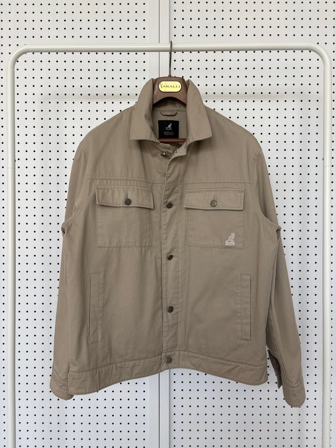 KANGOL Twill Trucker Jacket Size XL 상품이미지1