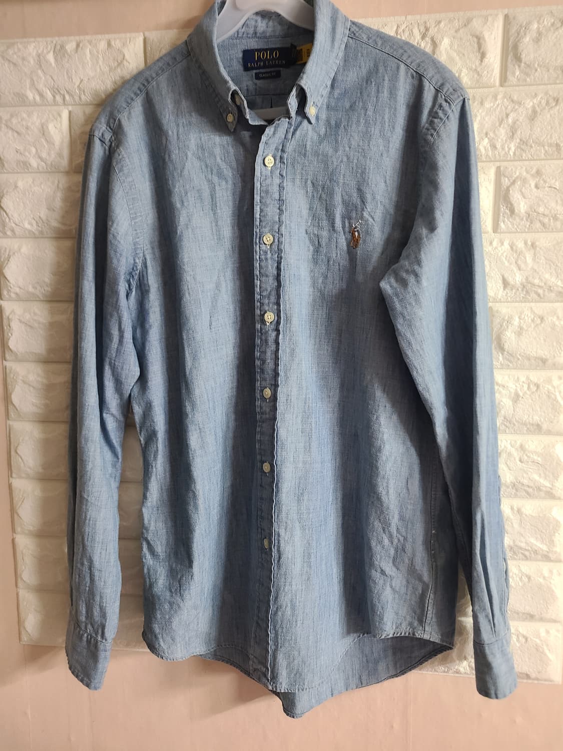 [수176]폴로 랄프로렌 샴브레이 셔츠(실95) 상품이미지1