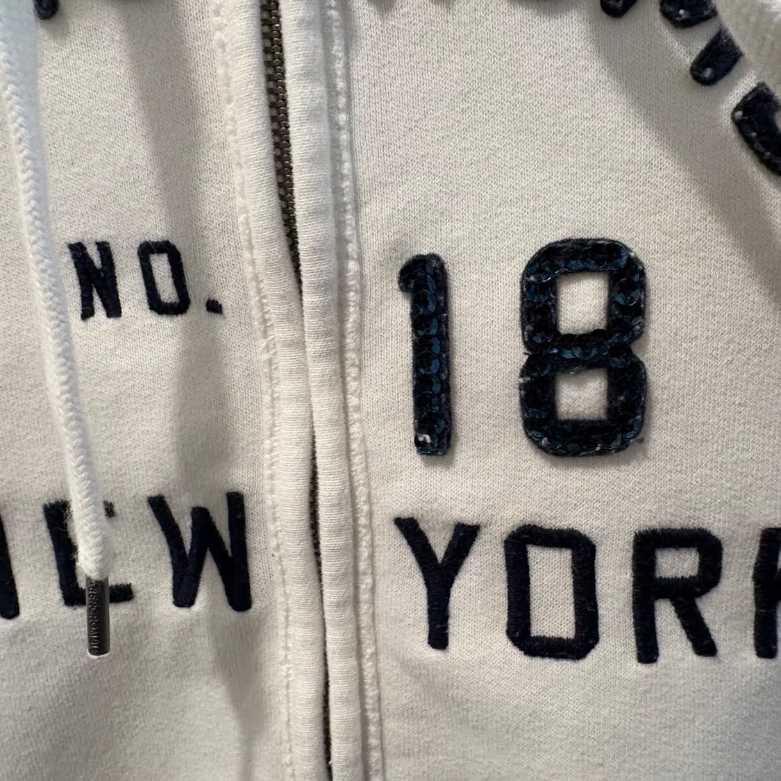 아베크롬비 New York 빈티지 후드집업 상품이미지3