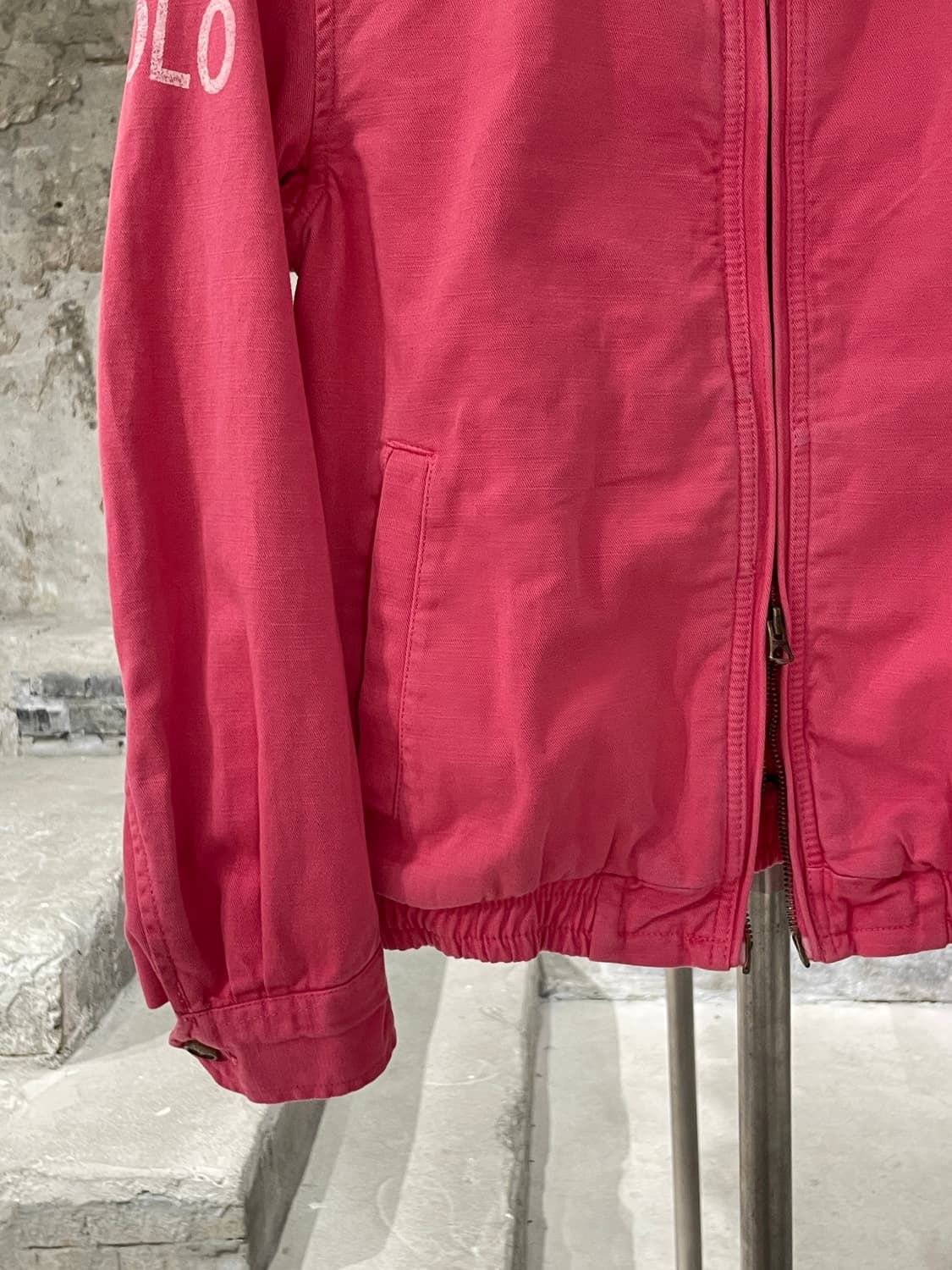 폴로 랄프로렌 플라밍고 화이트포니 스펠링 투 웨이 스윙 탑 자켓 상품이미지4