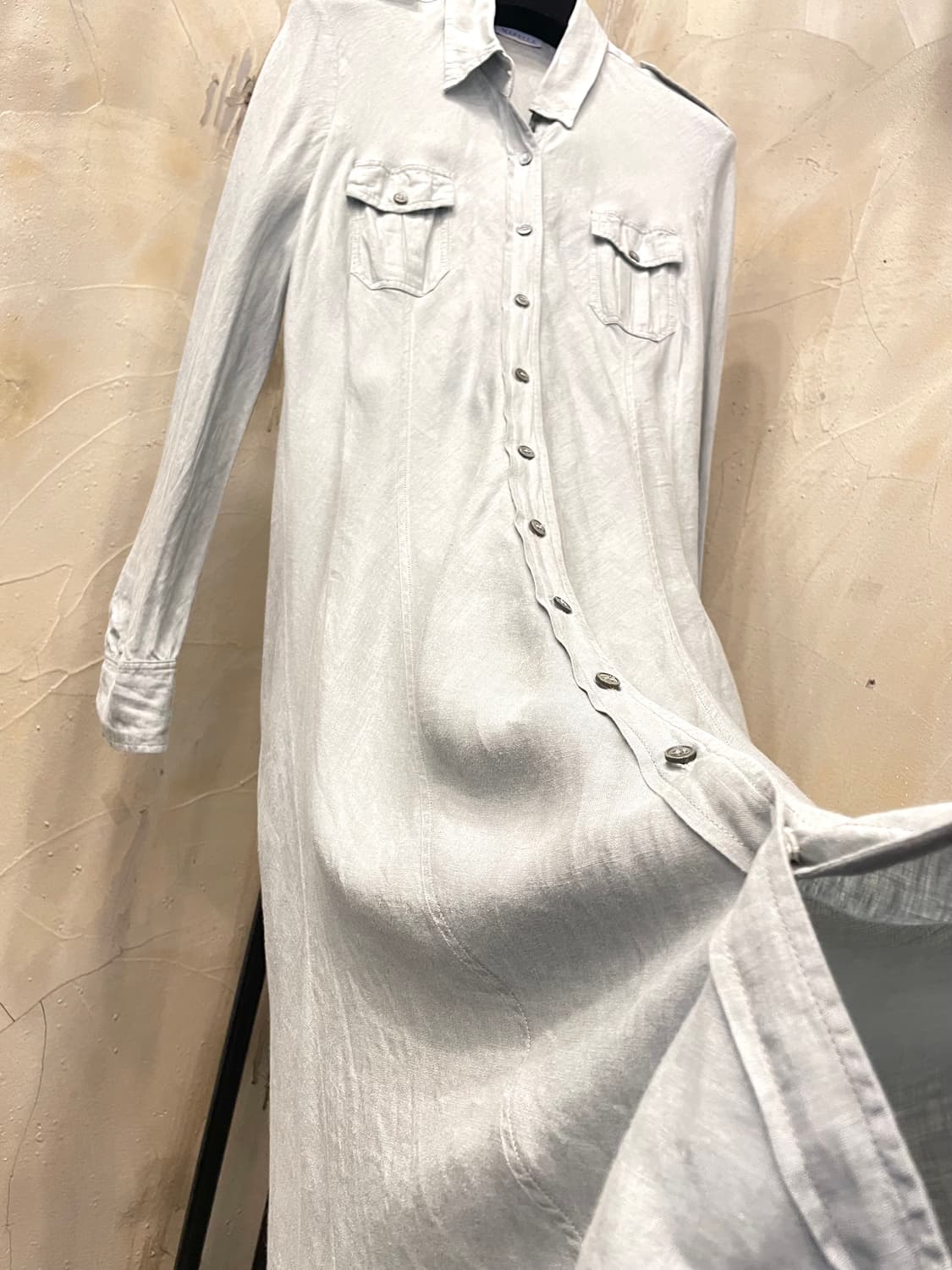 막스마라 Marella마렐라 린넨100% 롱셔츠 원피스 55~66 상품이미지6