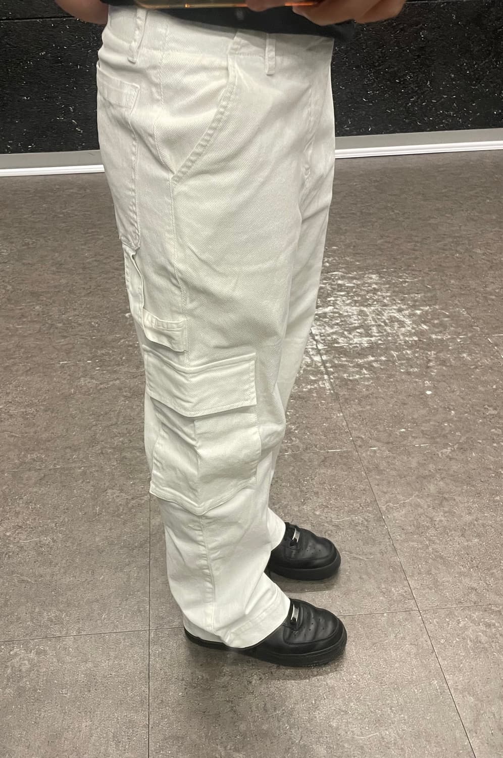 화이트 카고 팬츠 상품이미지1