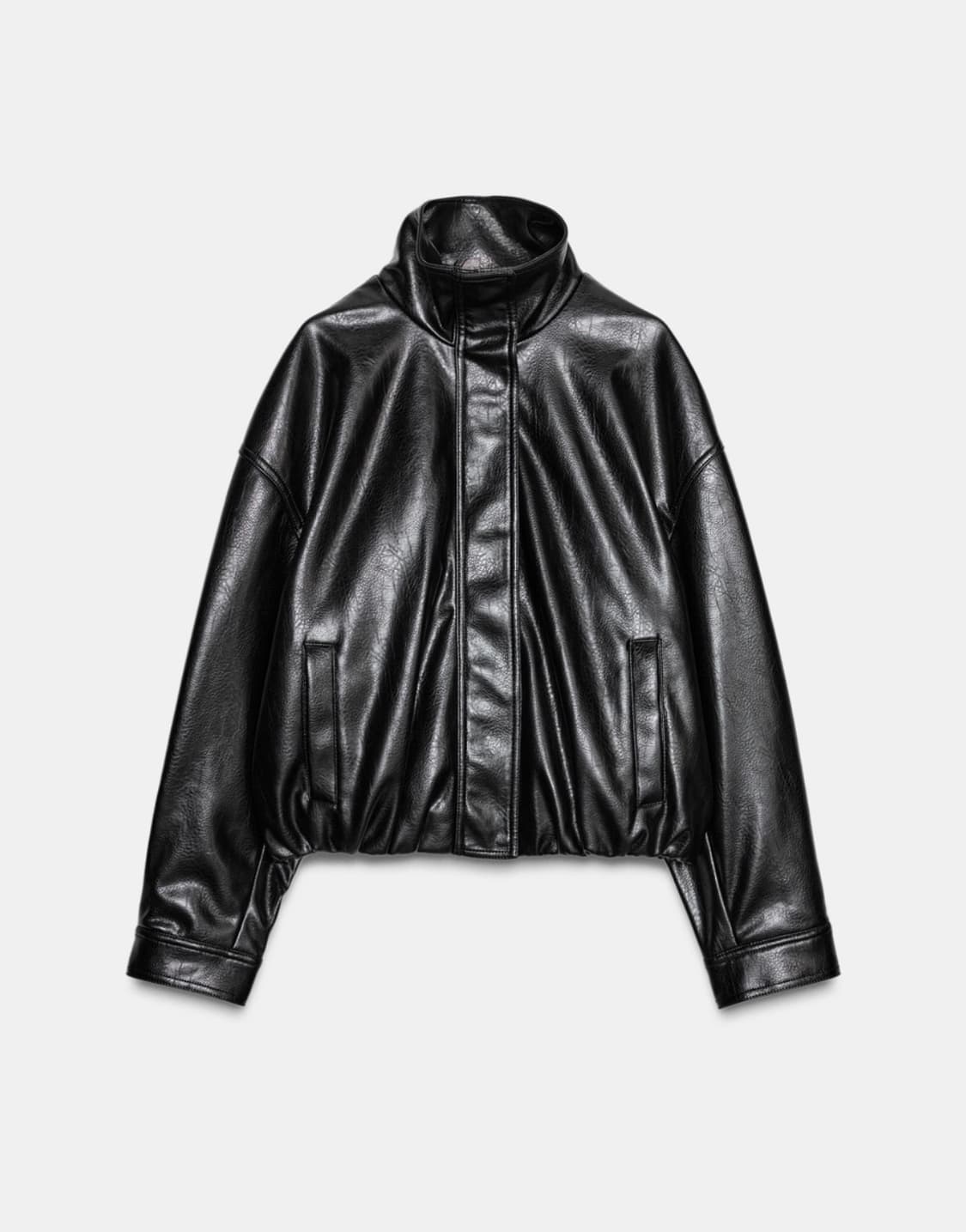 (새상품) 자라 페이크 레더 자켓 상품이미지1